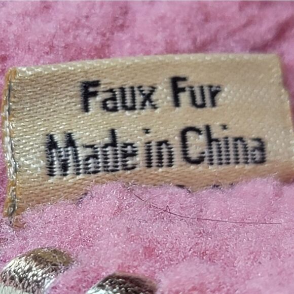 Jack Rogers Womens Slipper Flip Flops Comfort Sandals Size 6 Pink Faux Fur - Picture 9 of 11